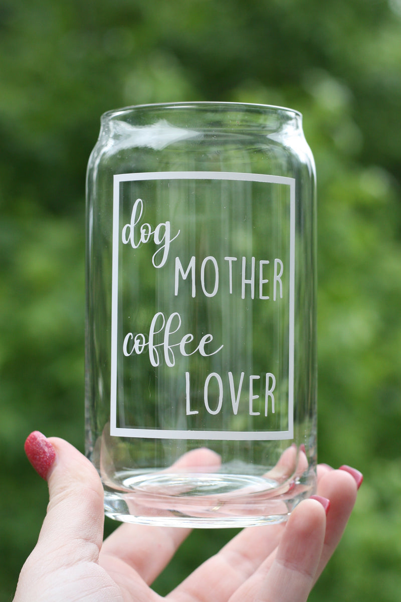 DOG MOM CAN SHAPED GLASSES – Haute Dawg Shop