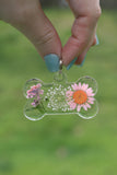 DRIED FLOWER RESIN DOG TAGS